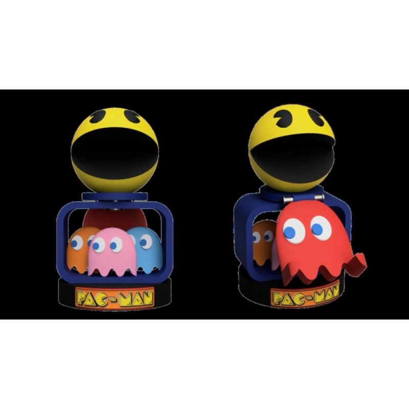 PAC-MAN - Figurine 20cm - Support Manette & Portable