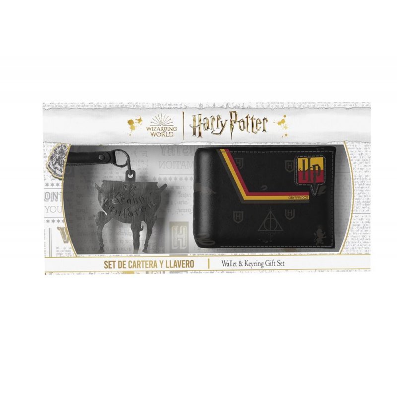 HARRY POTTER - Box Premium - Portefeuille + Porte-Clés en Métal- 2 Pc.