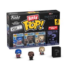 MARVEL - Bitty Pop 4 Pack 2.5cm - Captain America