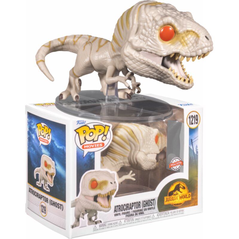 JURASSIC WORLD 3 - POP Movies N° 1219 - Atrociraptor (Ghost)