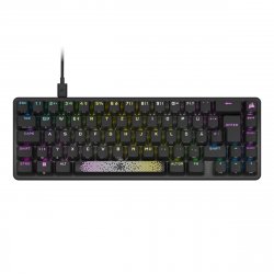 Corsair K65 PRO MINI Gaming Tastatur - 65 % Optisch-mechanische Gaming-Tastatur RGB-LED-Hintergrundbeleuchtung, CORSAIR 