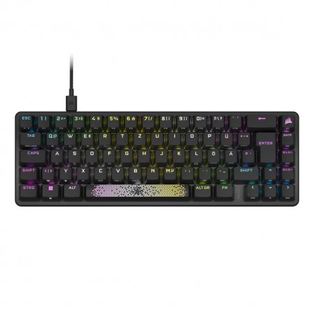 Corsair K65 PRO MINI Gaming Tastatur - 65 % Optisch-mechanische Gaming-Tastatur RGB-LED-Hintergrundbeleuchtung, CORSAIR 