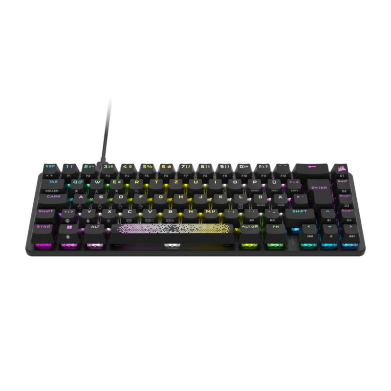 Corsair K65 PRO MINI Gaming Tastatur - 65 % Optisch-mechanische Gaming-Tastatur RGB-LED-Hintergrundbeleuchtung, CORSAIR 