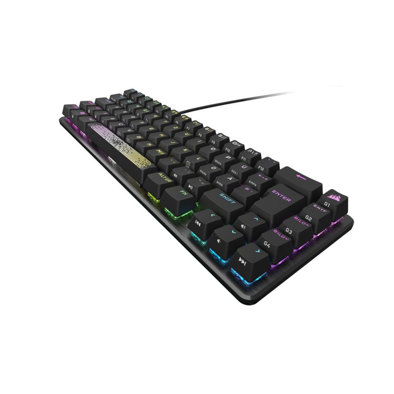 Corsair K65 PRO MINI Gaming Tastatur - 65 % Optisch-mechanische Gaming-Tastatur RGB-LED-Hintergrundbeleuchtung, CORSAIR 