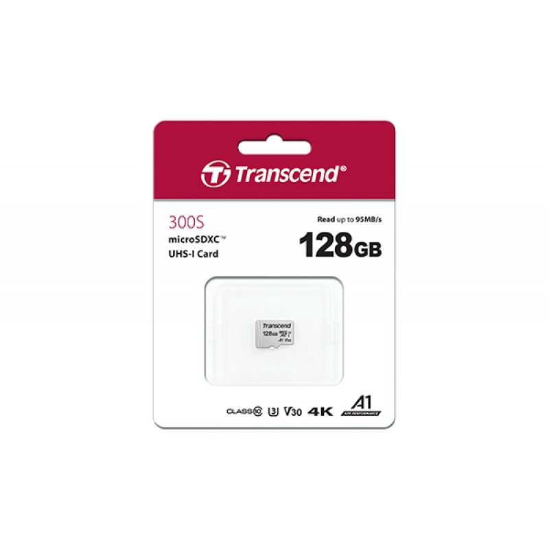 TRANSCEND 128Go UHS-I U3A1 microSD