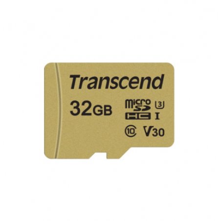 Transcend microSD Card SDHC 500S 32GB