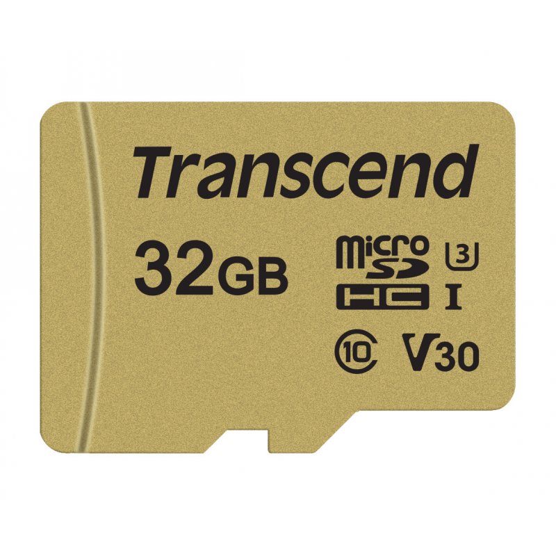 Transcend microSD Card SDHC 500S 32GB