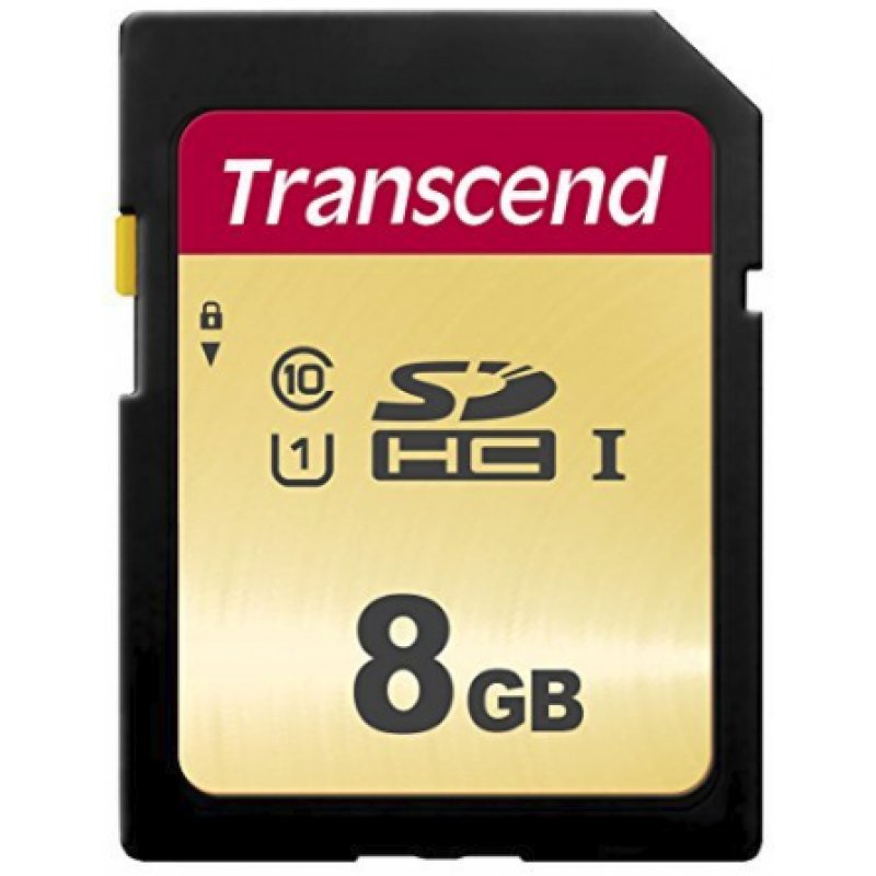 TRANSCEND 8Go UHS-I U1 Carte SD puce MLC