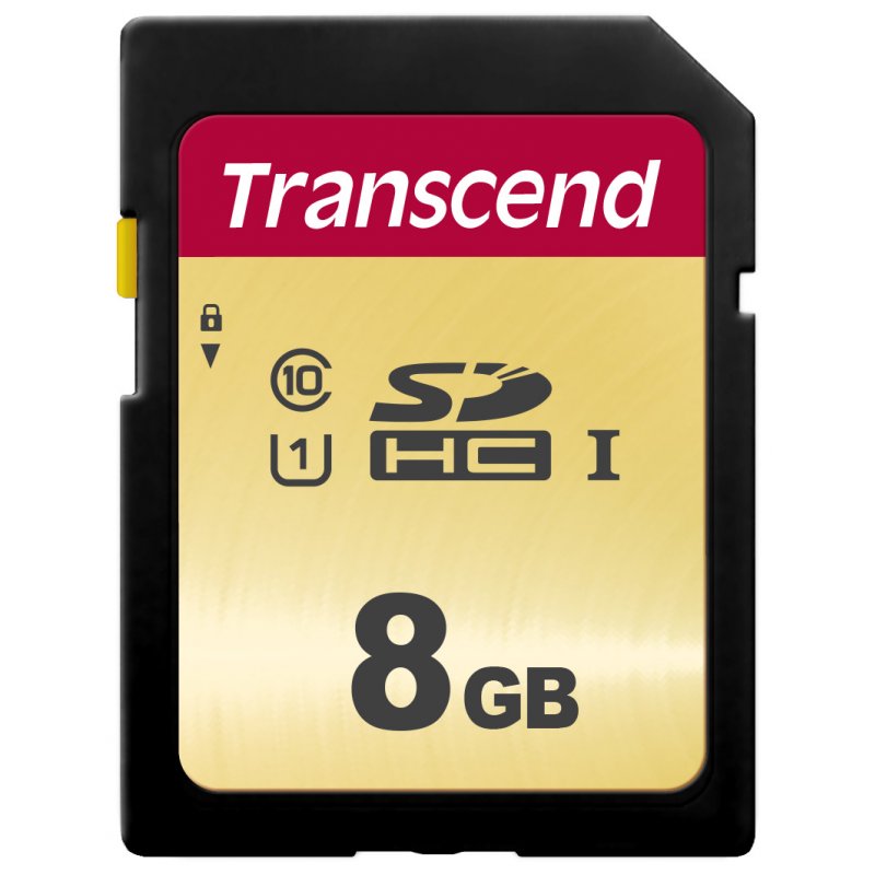 Transcend SD Card SDHC 500S 8GB