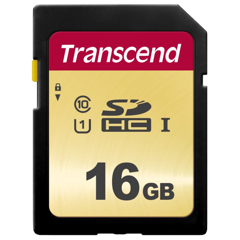 Transcend SD Card SDHC 500S 16GB