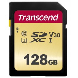TRANSCEND 128Go UHS-I U3 Carte SD puce