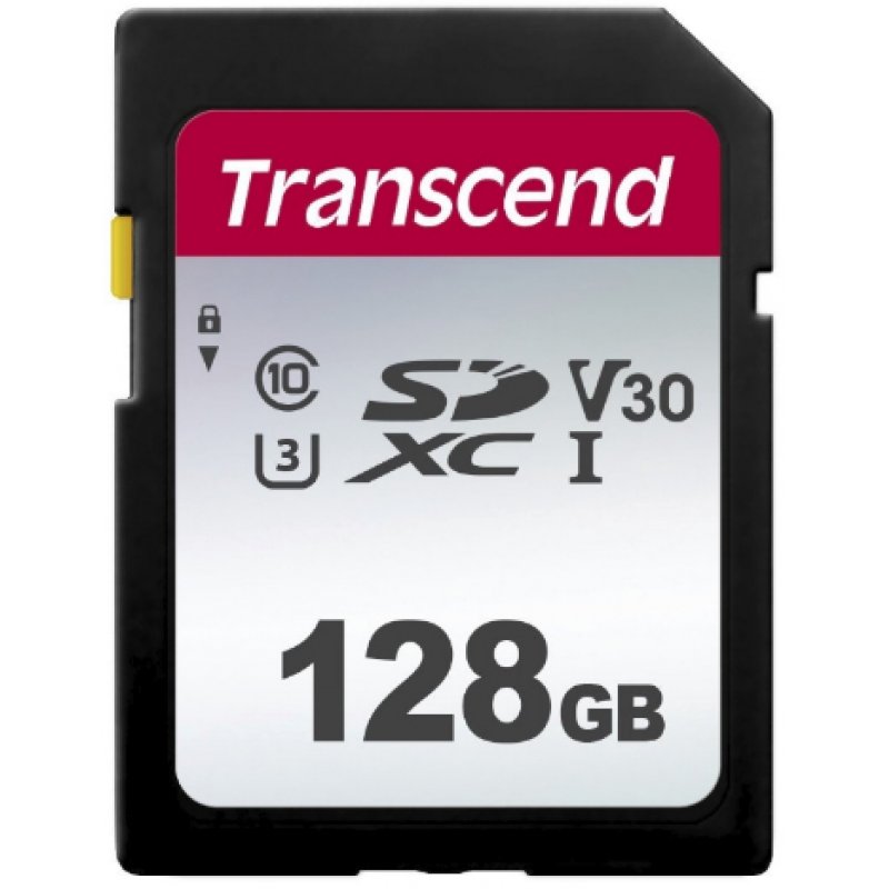 TRANSCEND 128Go UHS-I U3 Carte SD puce