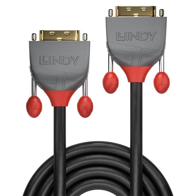 Lindy 2m DVI-D Dual Link Cable, Anthra Line