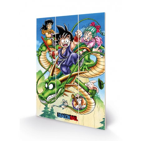 DRAGON BALL WOOD ART SOARING THROUGH THE SKY