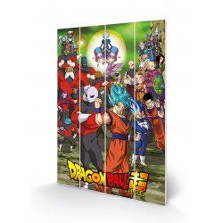 DRAGON BALL Z - Tournament of Power - Impression sur bois 40x59cm