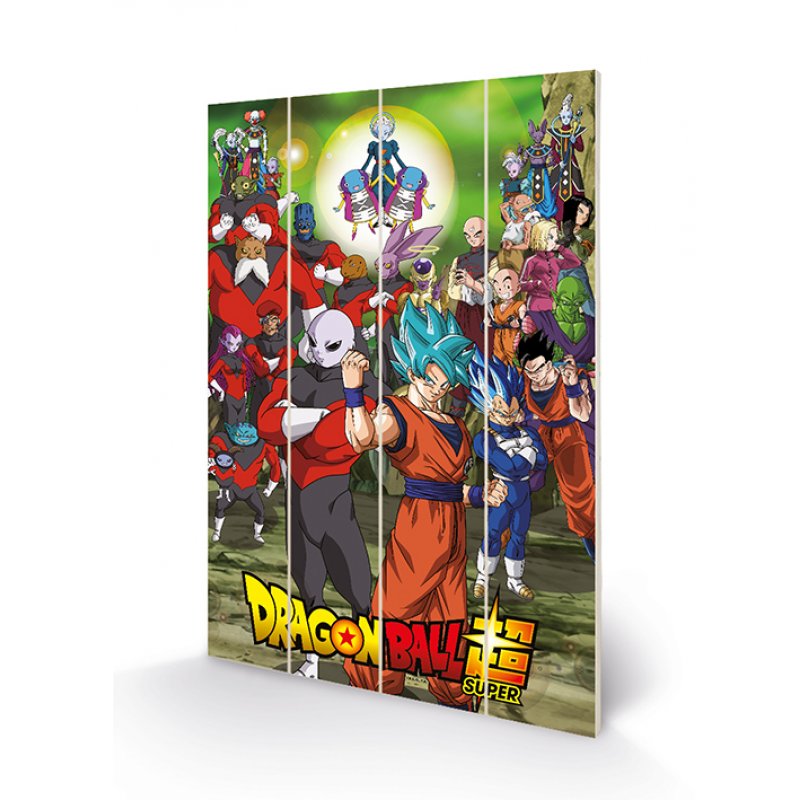 DRAGON BALL Z - Tournament of Power - Impression sur bois 40x59cm