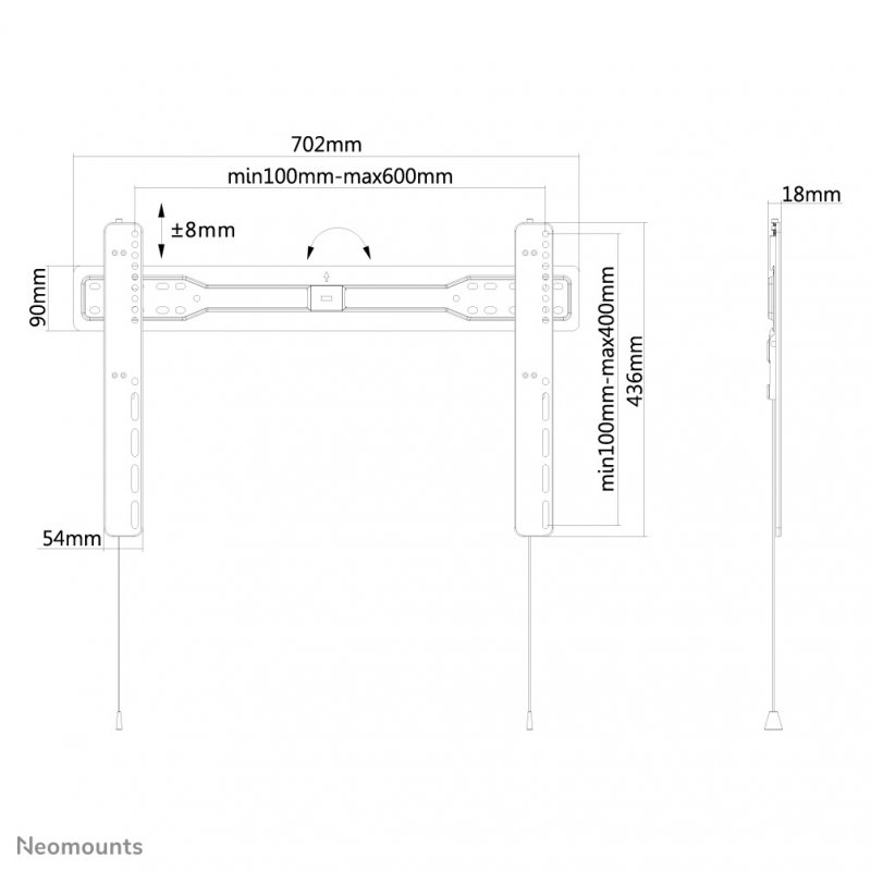 Neomounts by Newstar tv wall mount
