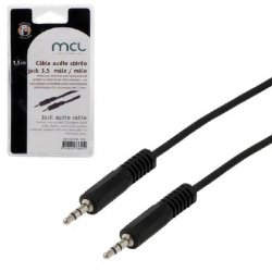 MCL 1.5m 3.5mm audio cable Black