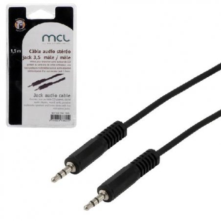 MCL CABLE AUDIO STEREO JACK 3.5 MALE (P)