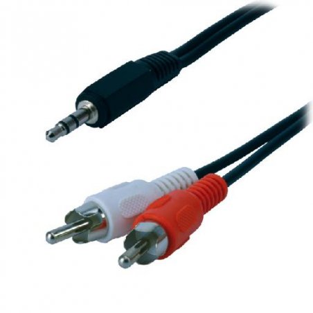AUDIO CABLE JACK TO 2 X RCA 1.5M