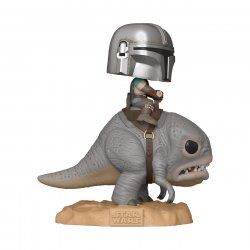 STAR WARS - Bobble Head POP N° 358 - The Mandalorian on Blurrg