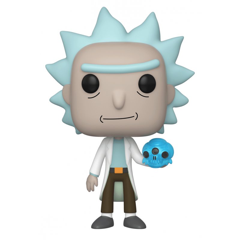 RICK & MORTY - Bobble Head POP N° 692 - Rick w/Crystal Skull