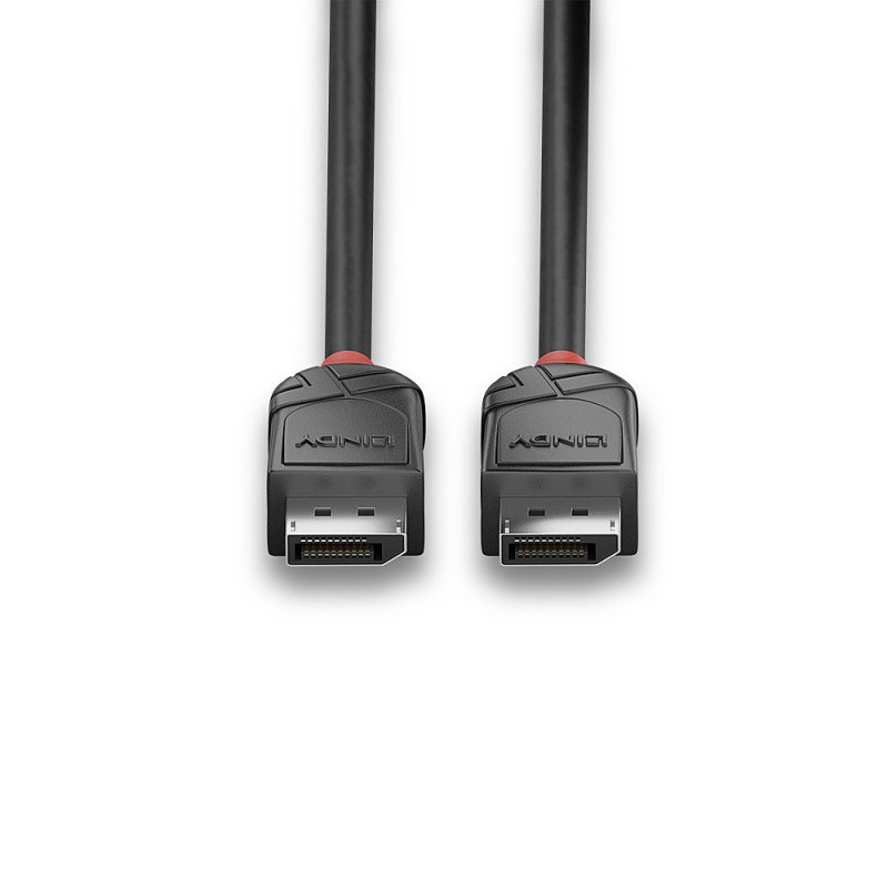 LINDY compatible 0.5m DisplayPort 1.2 Cable Black