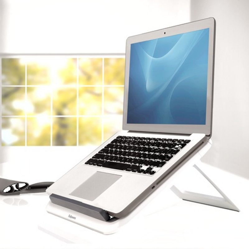 Fellowes Support QuickLift pour ordinateur portable I-Spire Series - Blanc