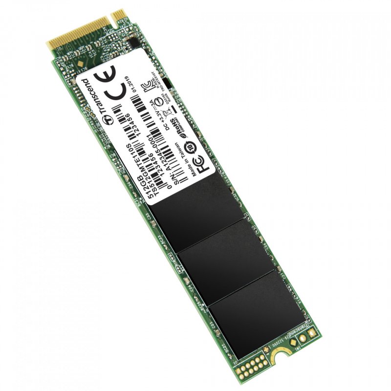 Transcend 110S M.2 512 Go PCI Express 3.0 3D NAND NVMe