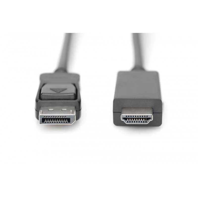 DIGITUS Câble d'adaptateur DisplayPort 1.2, DP - HDMI-A, 1 m