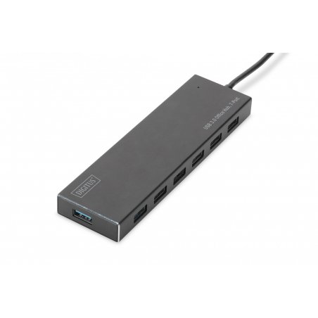 DIGITUS USB 3.0 Office Hub DA-70241-1 - Hub - 7 Anschlüsse