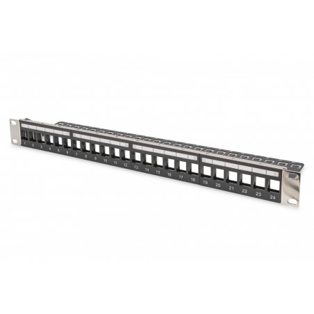 Digitus Modular Patch Panel for Keystone Jack 1U Rack Mount - Unloaded
