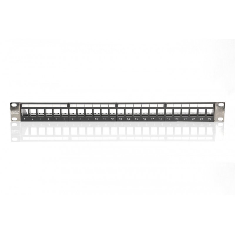 Digitus Panneau de connexion modulaire  pour connecteur Keystone 1U montable en rack, déchargé