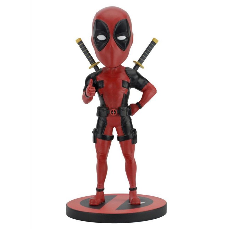 MARVEL - Deadpool classic - Figurine Head Knocker NECA - 20cm