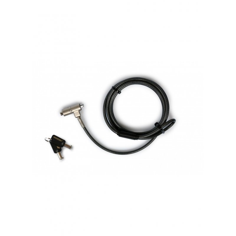 Port Designs 901215 câble antivol Noir, Argent 1,55 m