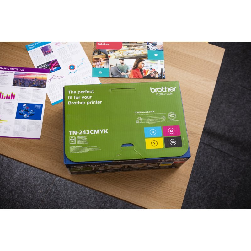 Brother compatible Toner 4er Value Pack TN243CMYK - Schwarz, Gelb, Cyan, Magenta