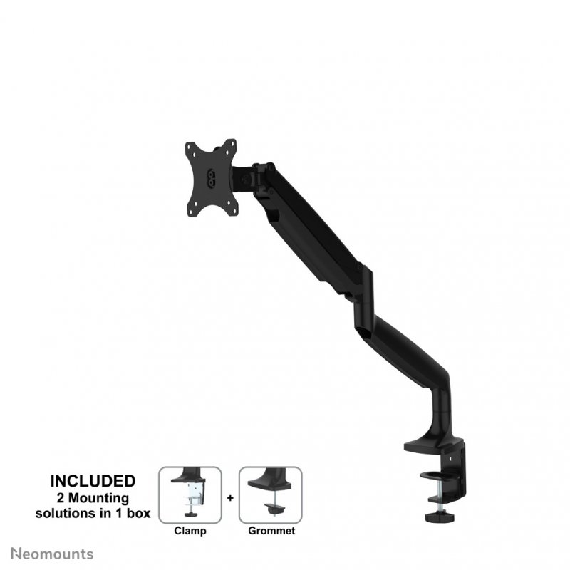 DESK MOUNT 10-32IN FULL MOTION BLACK MAX9KG. GAS SPRING