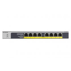 NETGEAR GS108LP Non-géré Gigabit Ethernet (10/100/1000) Connexion Ethernet, supportant l'alimentation via ce port (PoE