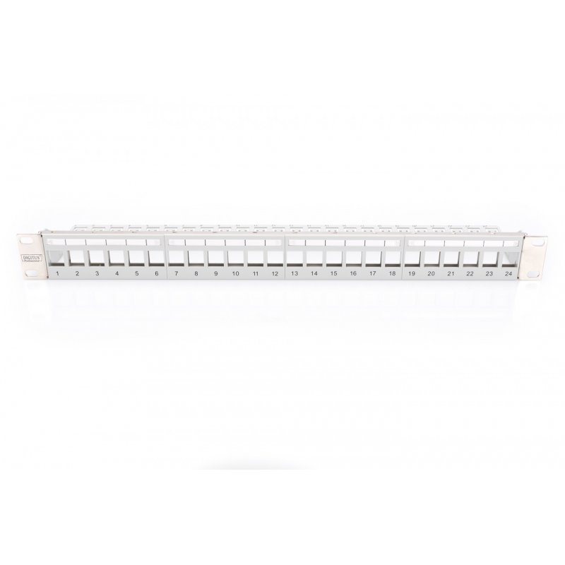 Digitus Panneau de connexion modulaire  pour connecteur Keystone 1U montable en rack, déchargé