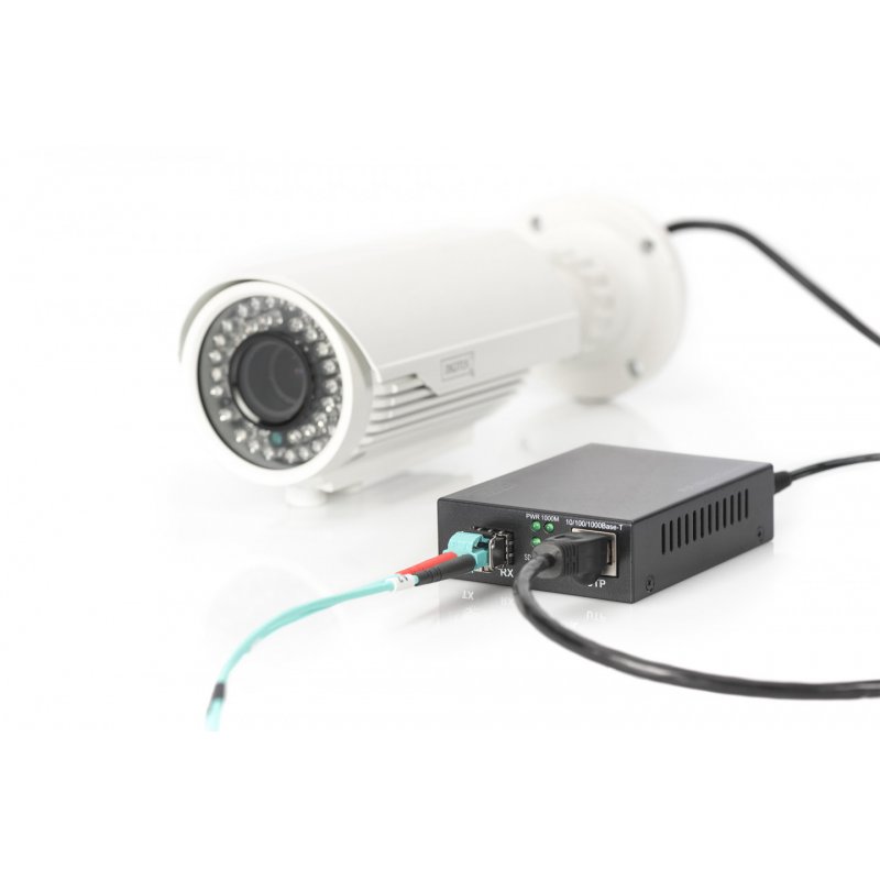 DIGITUS Convertisseur de médias PoE