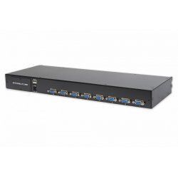 Digitus Commutateur clavier-vidéo-souris modulaire, 8 ports