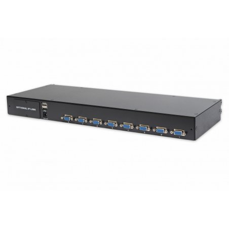 Digitus Commutateur clavier-vidéo-souris modulaire, 8 ports