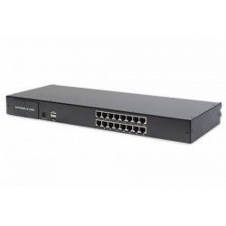 Digitus Commutateur clavier-vidéo-souris Cat.5 modulaire, 16 ports