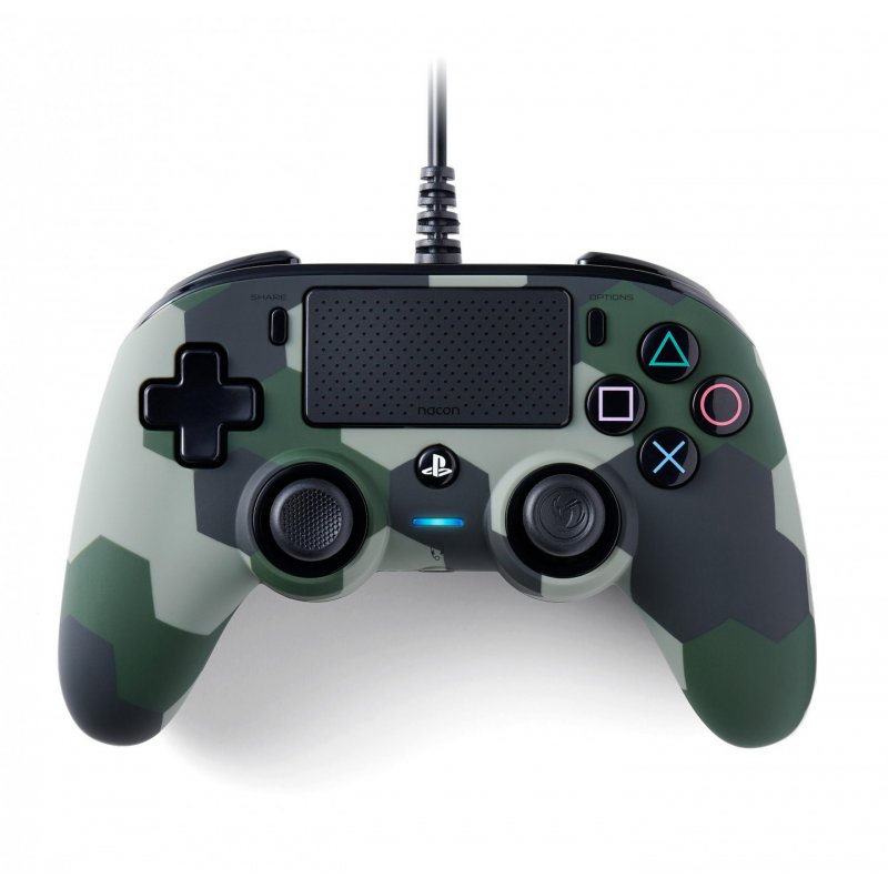 NACON Wired Compact Camouflage USB Manette de jeu Analogique/Numérique PC, PlayStation 4