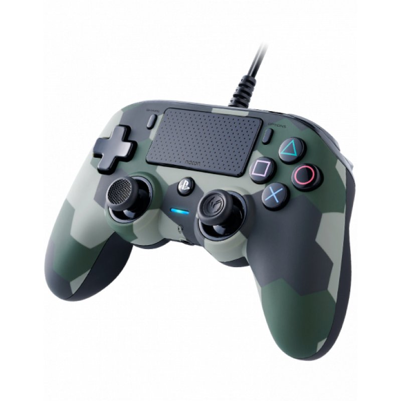 NACON compatible WIRED OFFICIAL CONTROLLER CAMO GREEN PS4