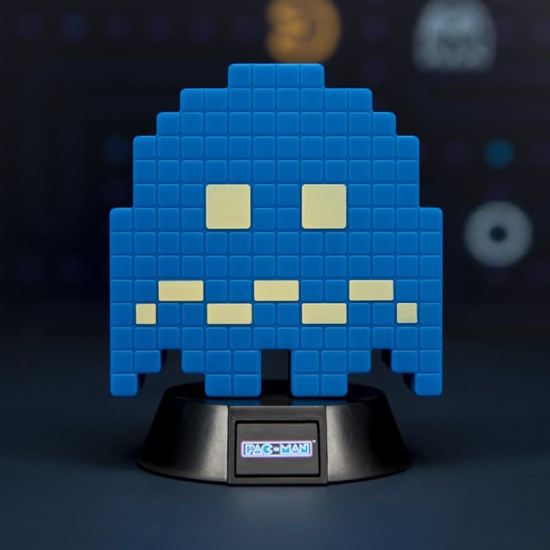 PAC-MAN - Mini Lampe Fantôme Bleu - 10cm