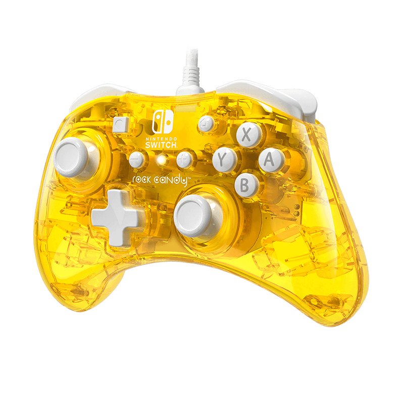 PDP Rock Candy Jaune USB Manette de jeu Nintendo Switch