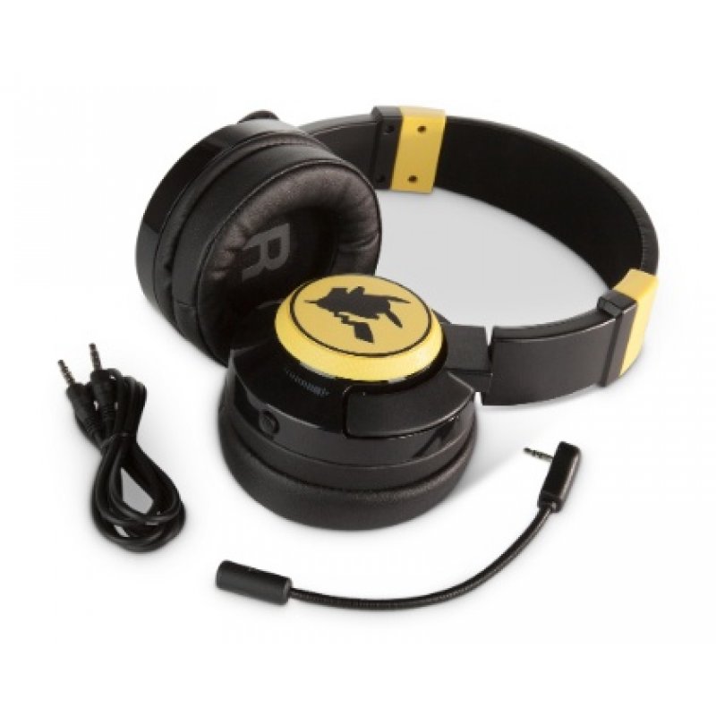 PowerA Pikachu Silhouette Headset Wired Head-band Gaming Black, Yellow
