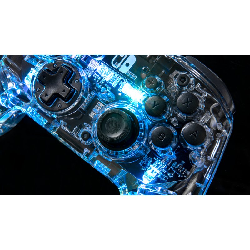 PDP Afterglow Black, Transparent Gamepad Analogue / Digital Nintendo Switch, Nintendo Switch Lite, Nintendo Switch OLED