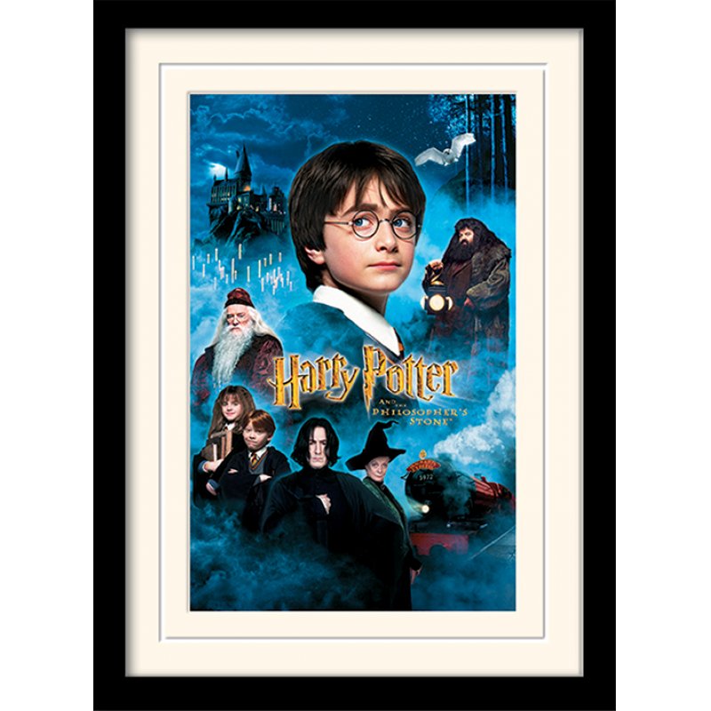 HARRY POTTER - Mounted & Framed 30X40 Print - Philosophers Stone